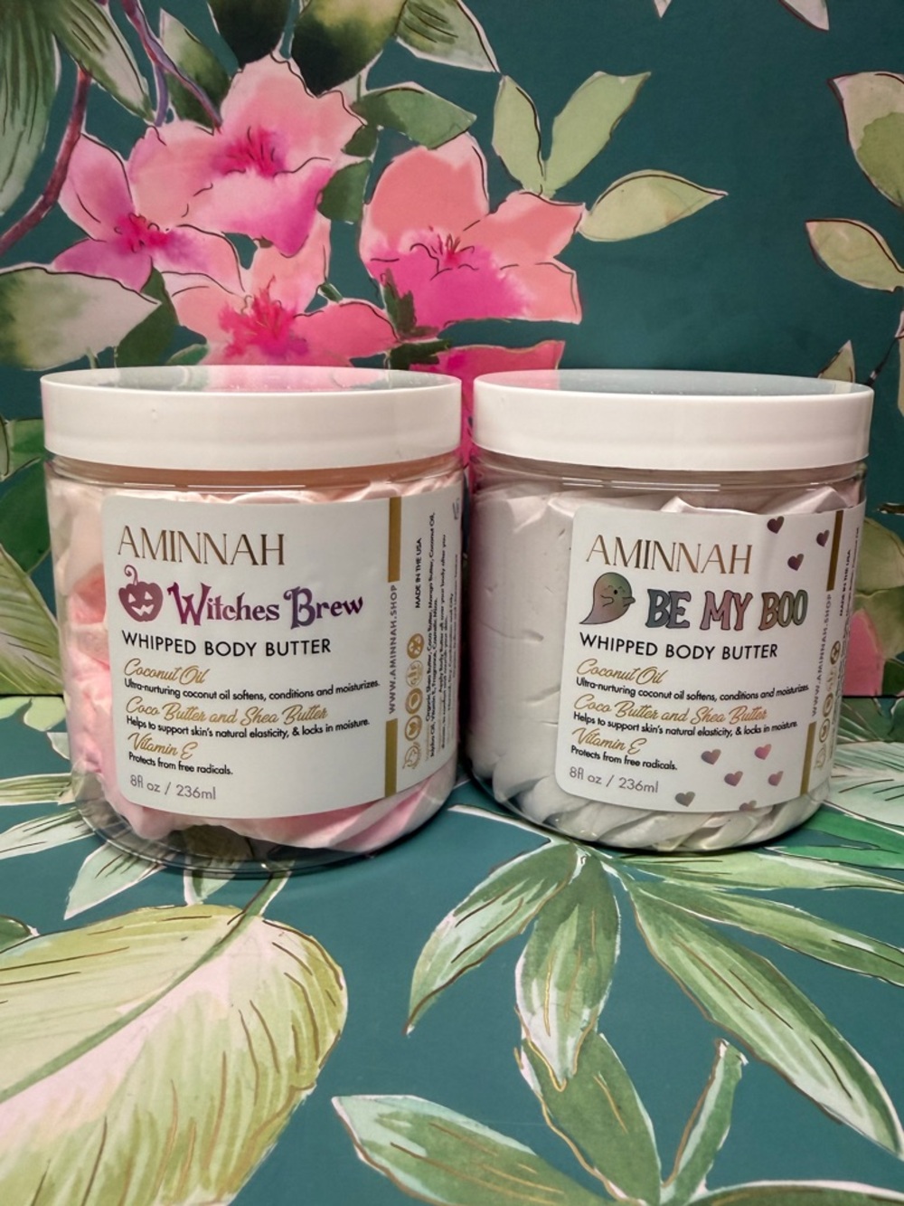 Aminnah Witches Brew Be My Boo Body Butter Bundle Halloween 2pc